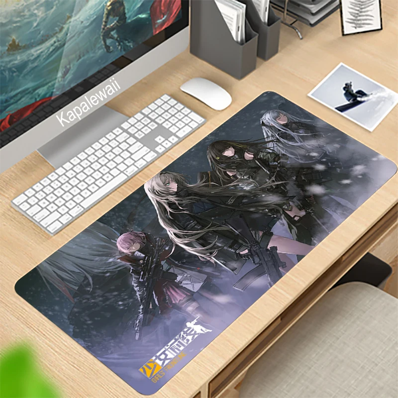 

Girls' Frontline Mouse pad Natural Rubber Locking Edge Printed Mice Mat Laptop Notebook Keyboard Pad Gaming Accessories 2mm