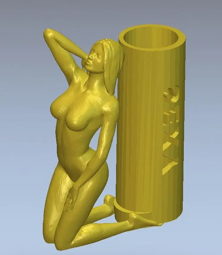 

3d model relief for cnc or 3D printers in STL file format girl_glass