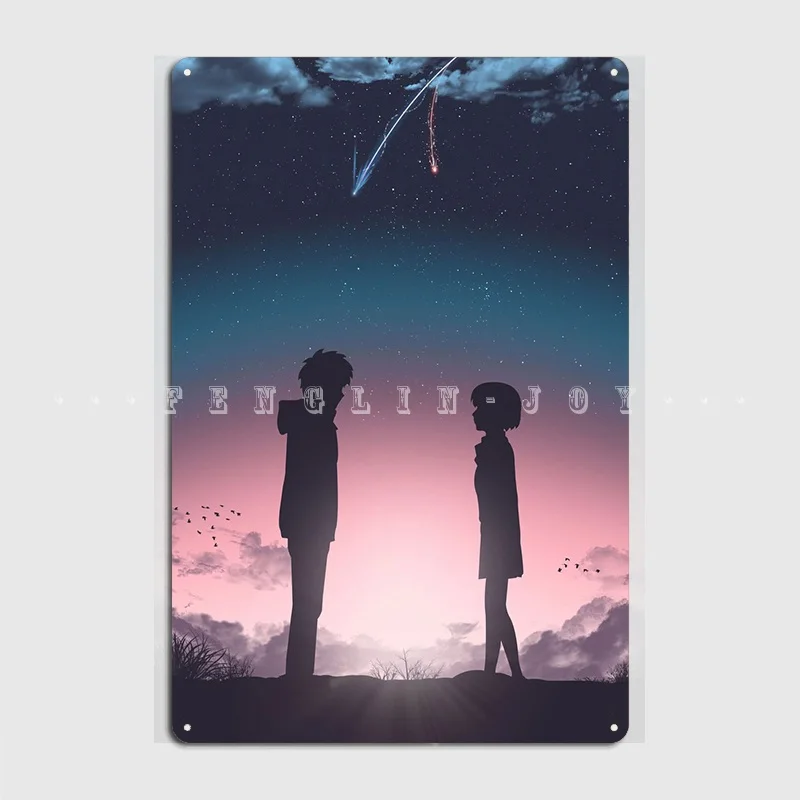 

Kimi No Nawa Metal Sign Club Party Club Bar Customize Poster Tin Sign Posters