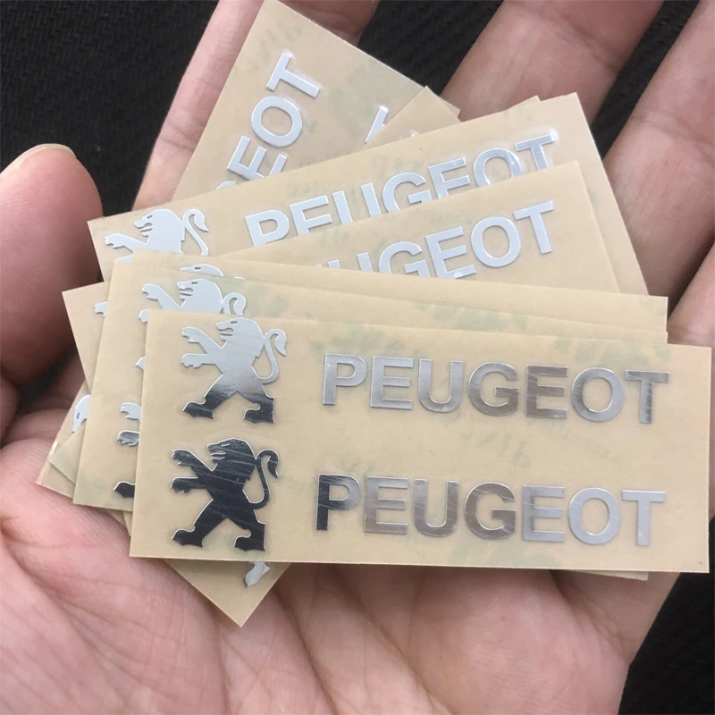 

Наклейки на интерьер автомобиля, эмблема, наклейка, украшения, аксессуары для Peugeot 206 307 308 207 3008 208 407 508 2008 5008 301 Citroen DS