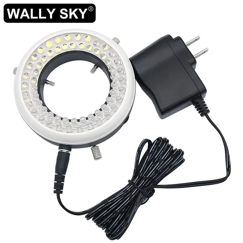 

LED Ring Light for Stereo Microscope CCD Camera Ring Illuminator 60 pieces LED Inner Diameter 55 mm
