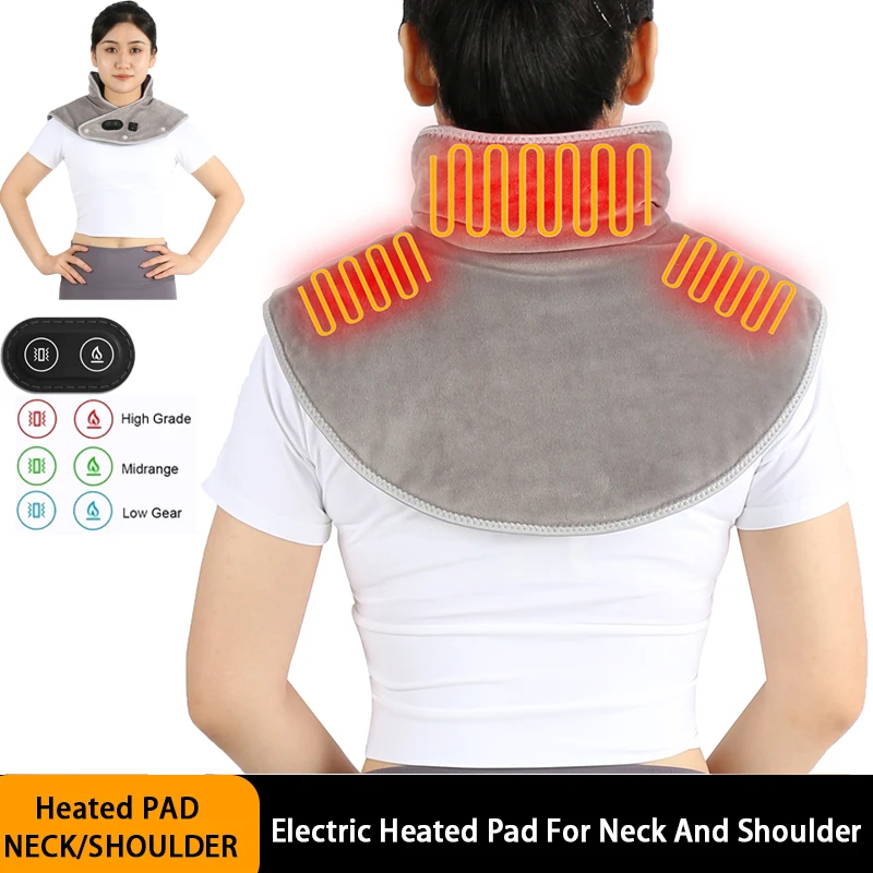 Usb Heated Neck Wrap For Health Care Tool Neck Massager Brac