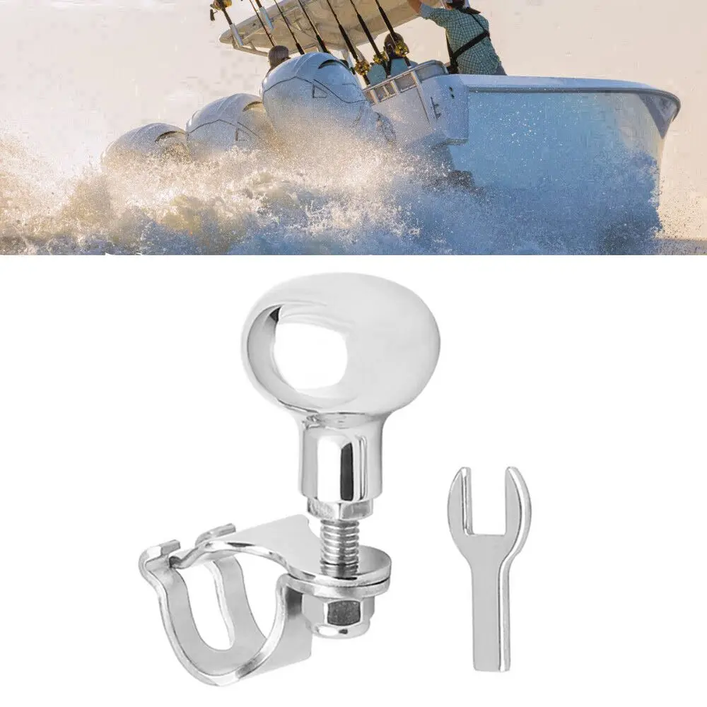 

Hand Control Turning Helper Marine Boat Yacht Ball Grip Power Handle Steering Booster Strengthener Steering Wheel Ball