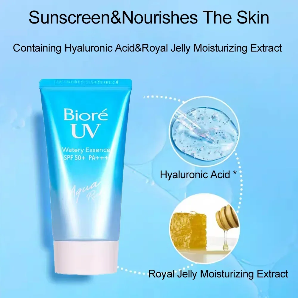 Japan Biore 50 г УФ-солнцезащитный крем Aqua с насыщенной водянистой эссенцией