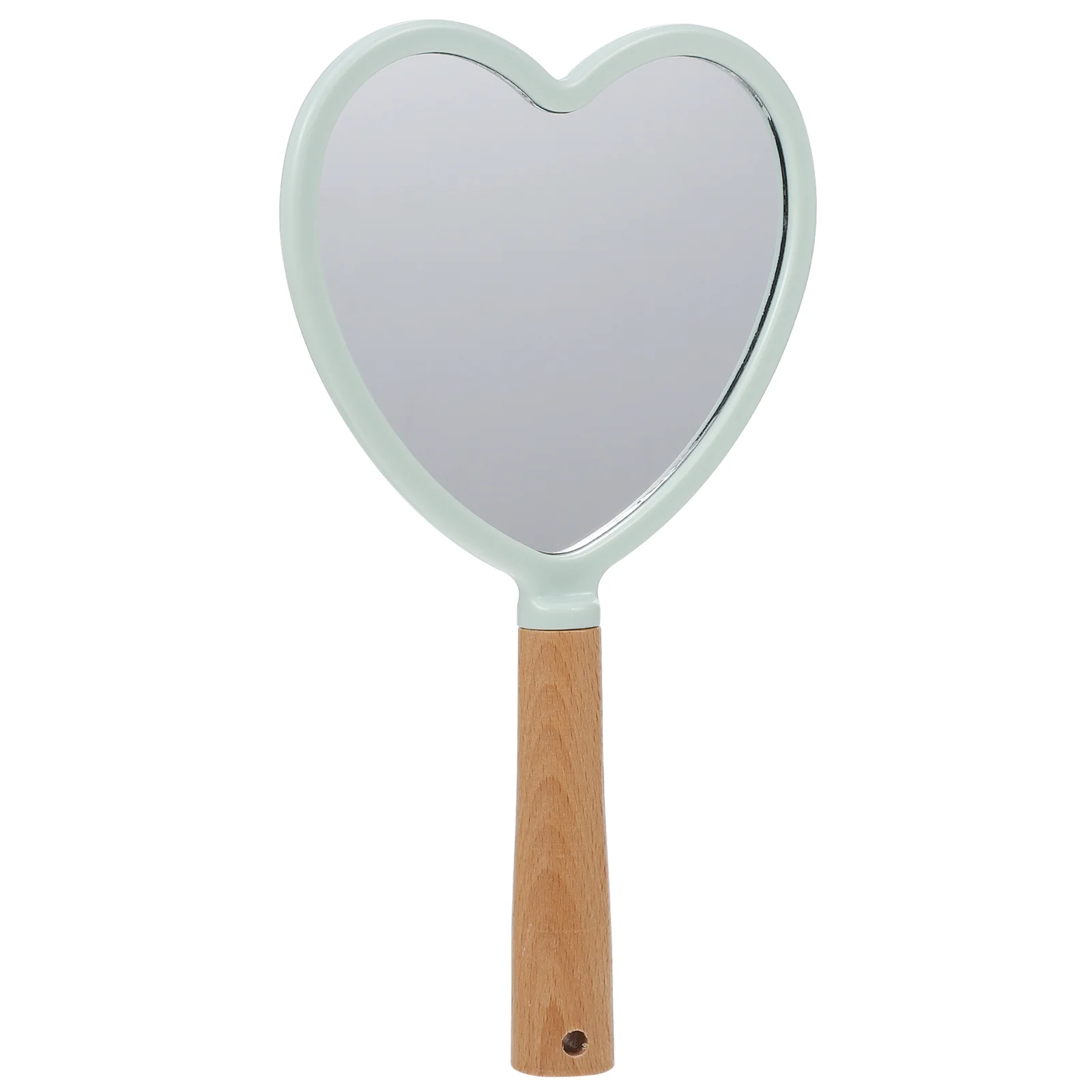 

1pc Handheld Mirror Makeup Mirror Portable Heart Shape Creative Cosmetic Mirror Vanity Mirror