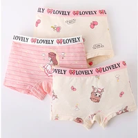 3 8 years old girls summer thin boxer briefs modal breathable antibacterial underwear 3pcs a lot