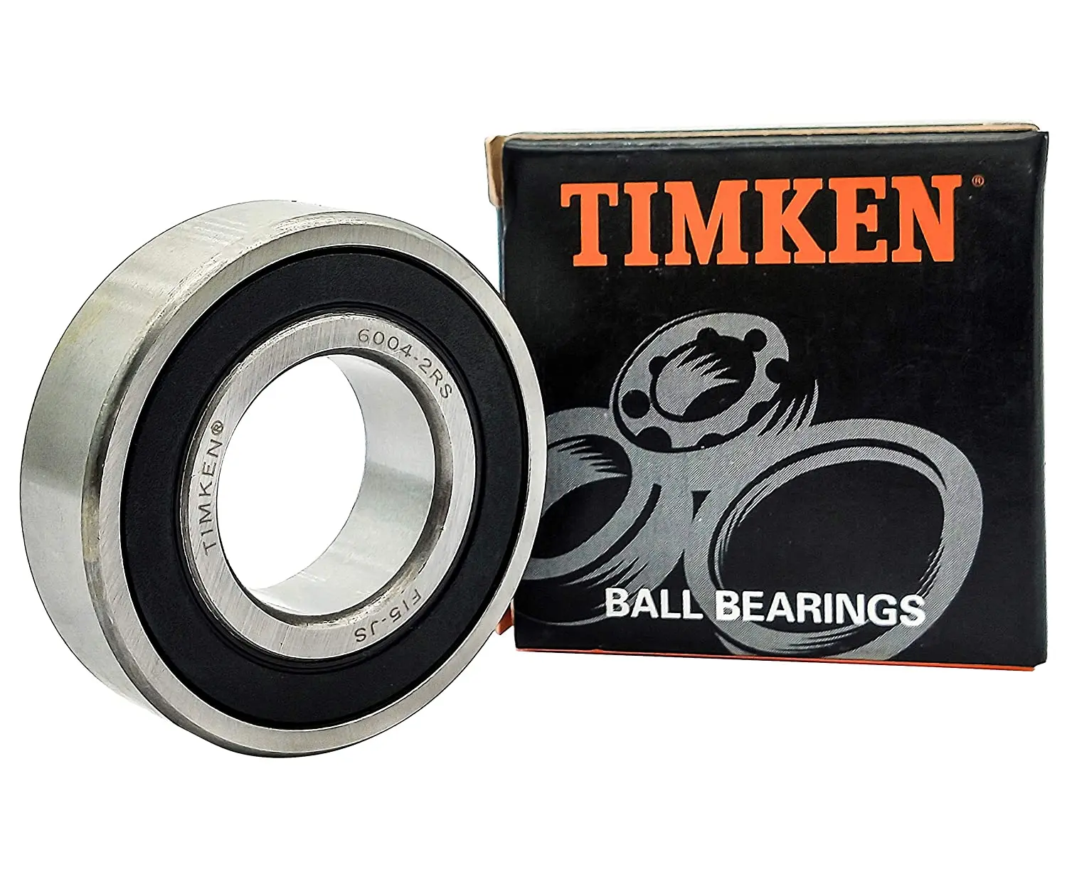 

TIMKEN 6004-2RS 4 Pcs Double Rubber Seal Bearings 20x42x12mm Pre-Lubricated Stable Cost Effective Deep Groove Ball Bearings.