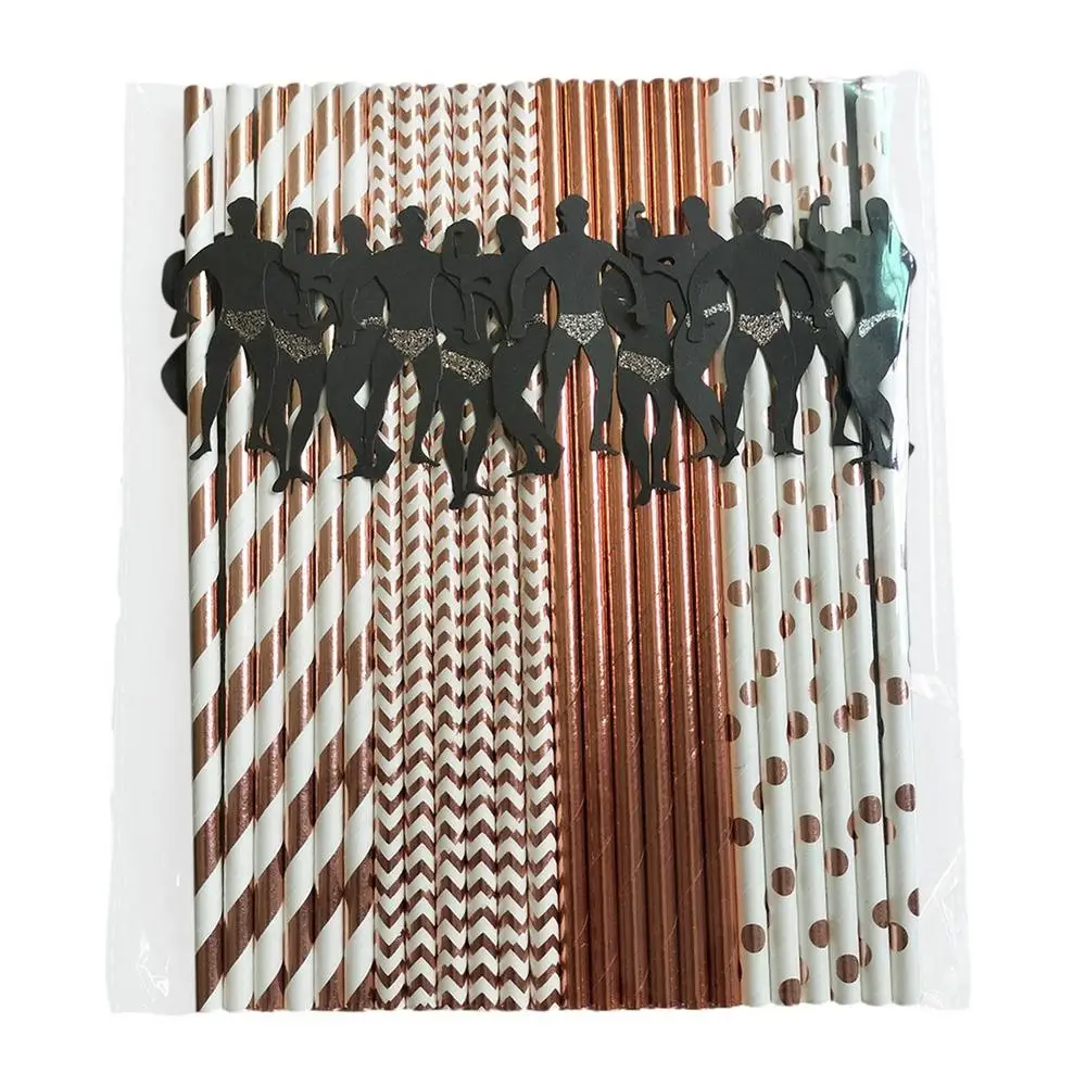 

Многоразовые соломинки для девичника 24 шт.