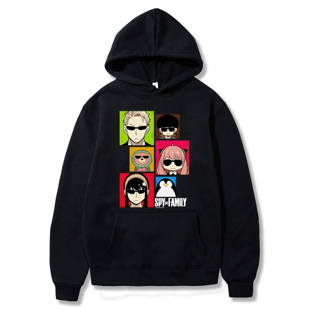 

Anime Spy X Family Hoodie Anya Forger Yor Forger Loid Forger Bond Forger Graphics Hoodies Loose Oversized Sweatshirts Unisex