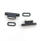 1 шт., водонепроницаемый USB-разъем с отверстием для винта, 180 градусов