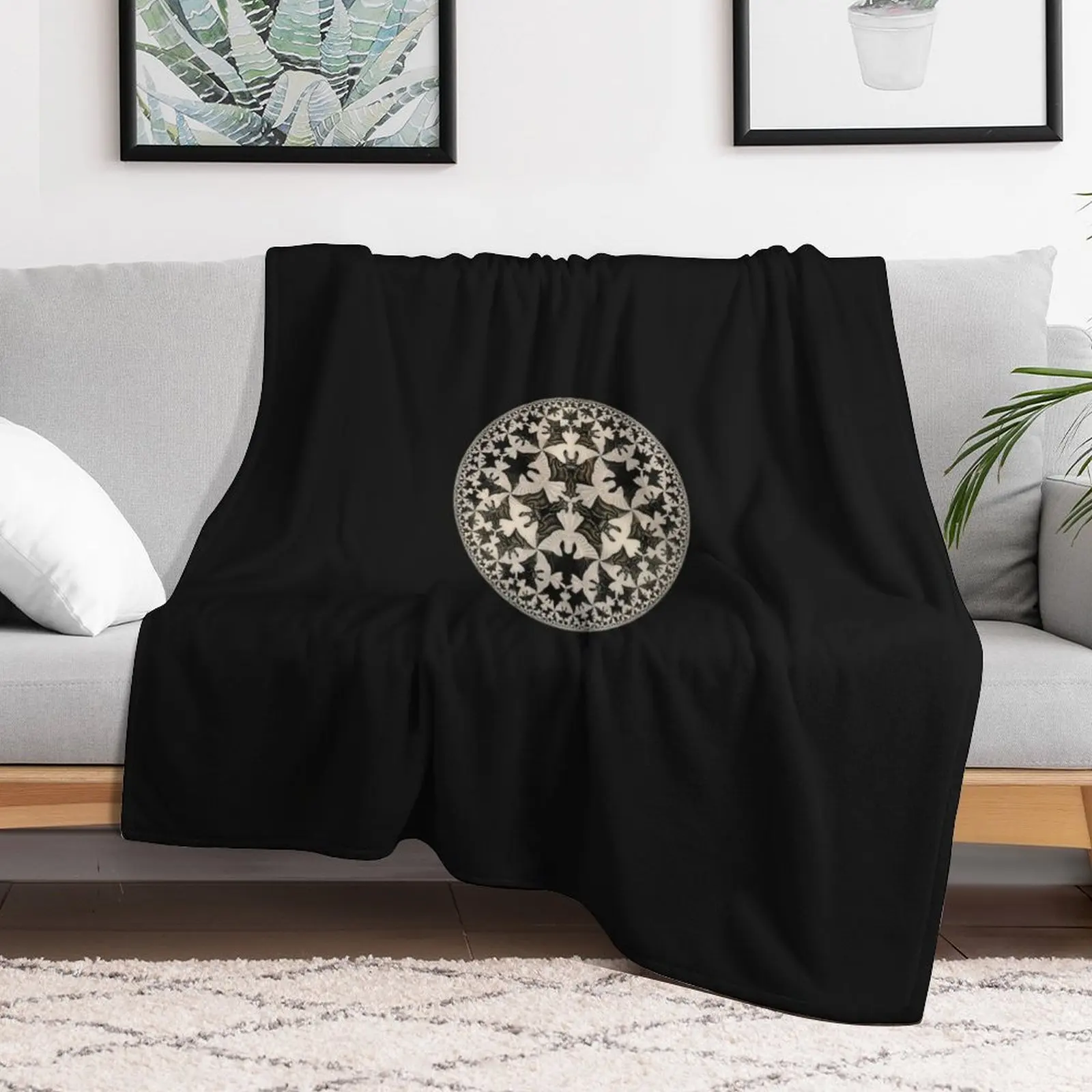 Роскошное Одеяло для кемпинга с изображением ангелов и демонов MC Escher