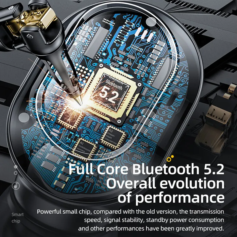 Olaf M1 TWS Bluetooth 5.2 беспроводные наушники-вкладыши Стереонаушники Сенсорное