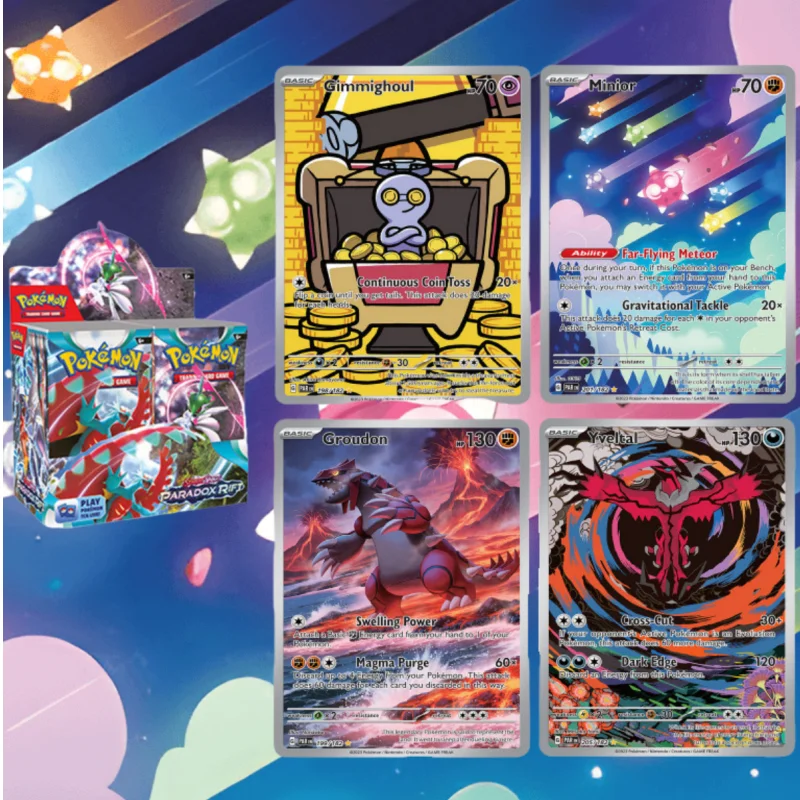 Карты покемона, парадокс, раскокс, птч, Swablu Yveltal, персонажи аниме игр «сделай сам», английская версия, самодельные коллекционные карты, игрушка в подарок