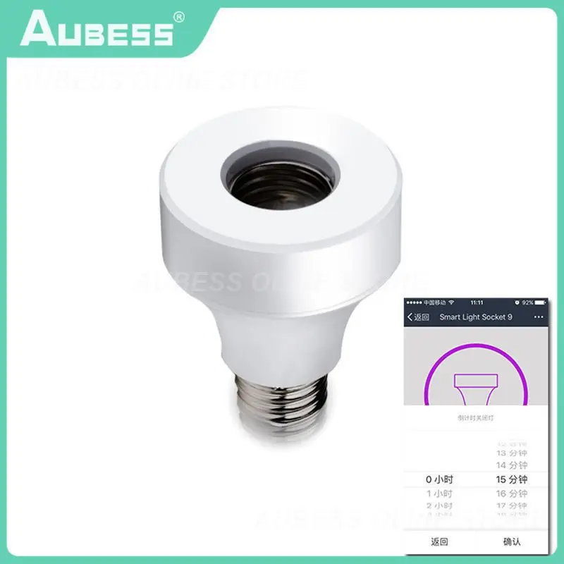 

Wifi Smart Lamp Holder Voice Control Light Base 2000w 10a Lamp Head Suitabl For E26 E27 Led Bulb Timing