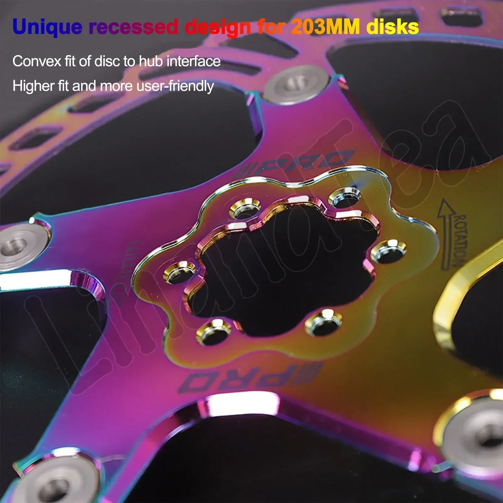 Подвижный ротор IIIPRO для горного велосипеда 140/160/180/203 мм гидравлические дисковые