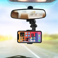 1pc 360%c2%b0 rotating car gps navigation bracket rear view mirror mobile phone bracket car rearview mirror phone holder support