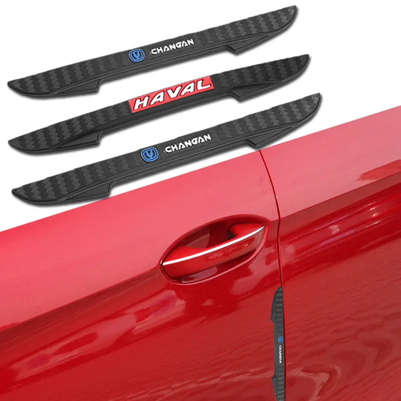

New 4pc Car Rubber Bumper Side Door Edge Protection Sticker for Fiat 500 Ducato Punto Grande Tipo Bravo Croma Panda Accessories
