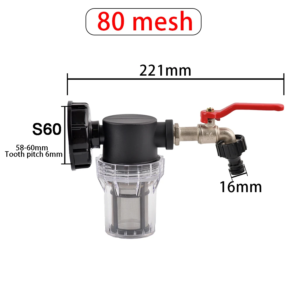 

Соединитель для воды IBC с фильтром 80/200 mesh