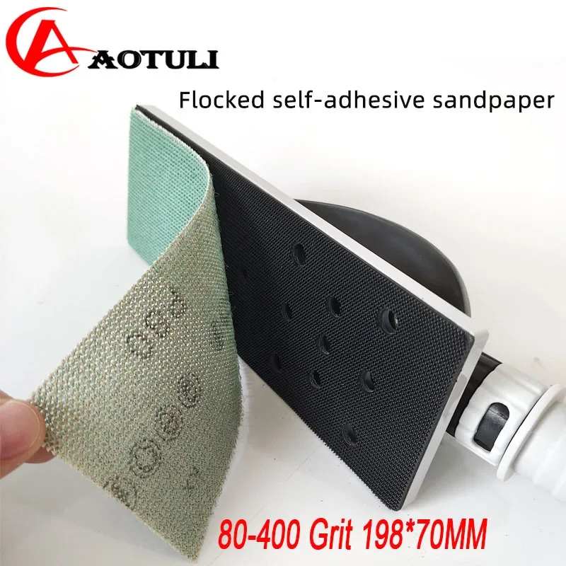 Шлифовальный диск наждачная бумага 80-400 Грит 198*70 мм