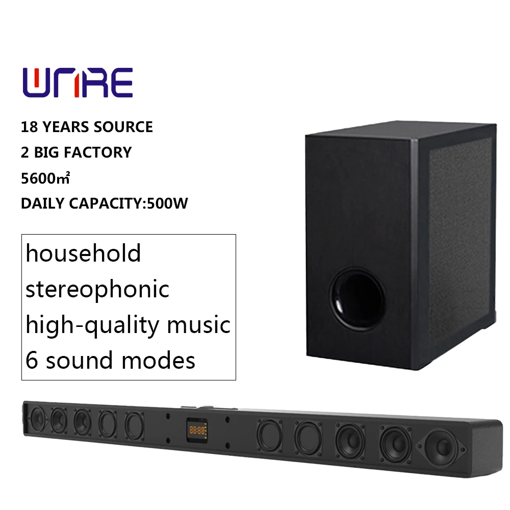 

Wooden blueteeth Wireless Home Theater System Sound Bar