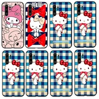 hello kitty 2022 phone cases for huawei honor 8x 9 9x 9 lite 10i 10 lite 10x lite honor 9 lite 10 10 lite 10x lite coque