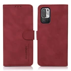 Кожаный флип-чехол для Redmi Note10 10S 10T 11 Pro Plus 11T 5G, роскошный чехол с 360 защитой, гладкий Чехол для Xiaomi Redmi Note 10