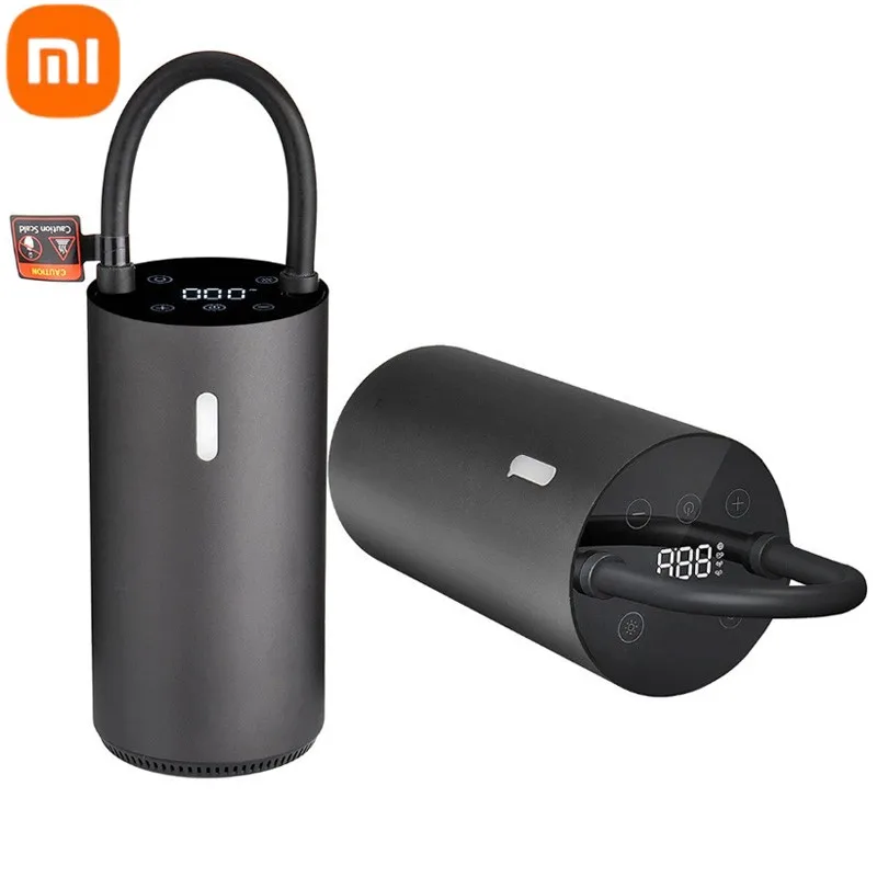 

Портативный воздушный мини-насос Xiaomi, 2600 мАч, умный цифровой датчик давления в шинах, электрический насос Type-c для мотоцикла, автомобиля