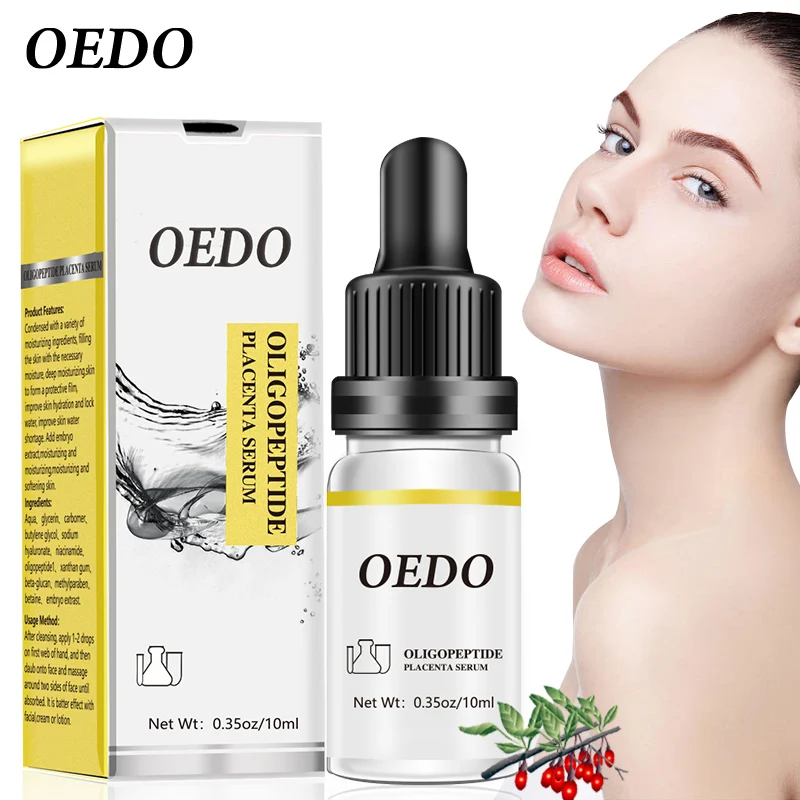 

10ML OEDO Oligopeptide Placenta Serum Brightening Moisturizing Hydration Anti-Acne Essence Anti-aging Skin Care Wrinkles