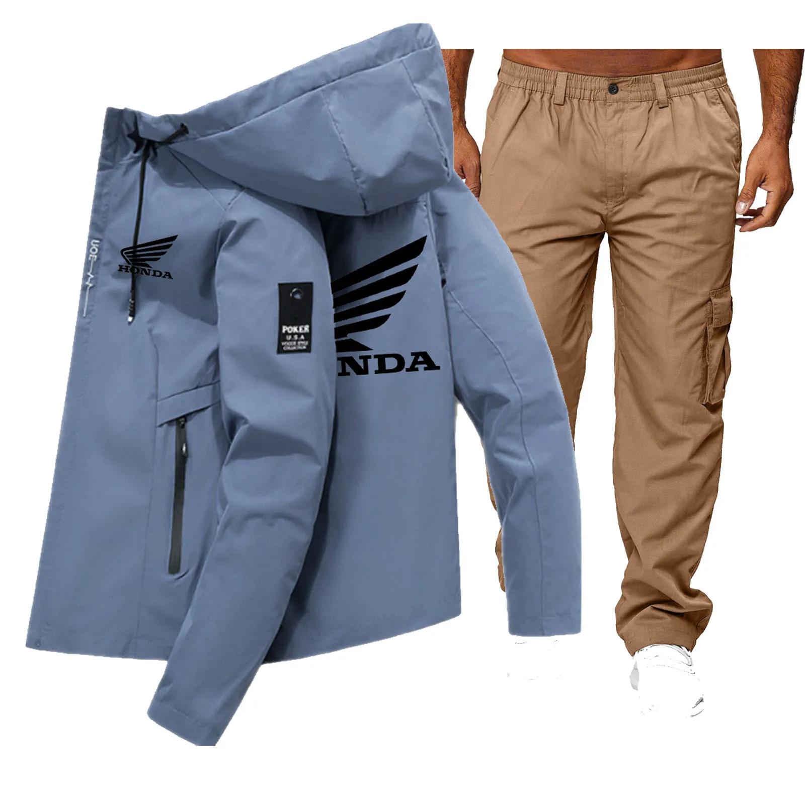 

Honda Autumn and Winter 2022 New Style Jacket Casual Pants Fashion Set