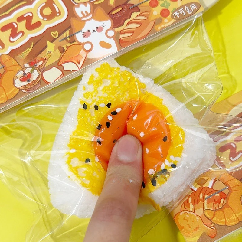 Новый силиконовый мяч для риса с имитацией яиц ручной работы игрушка Mochi Taba