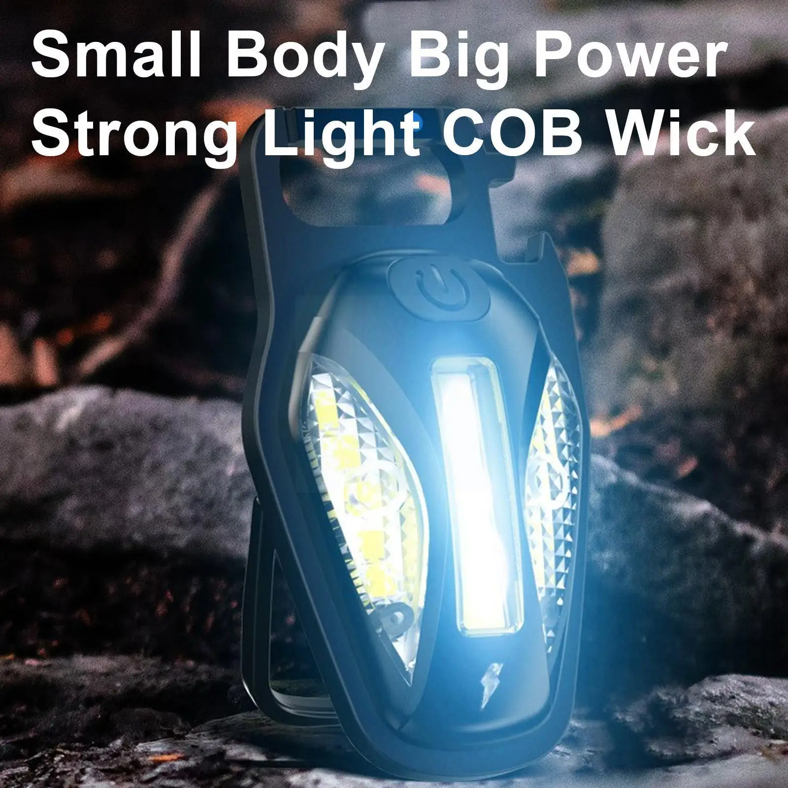 

New Keychain Light Cob Highlight Camping Light Strong Backpack Endurance Light Light Inspection Tent Magnetic High Camping G9U4