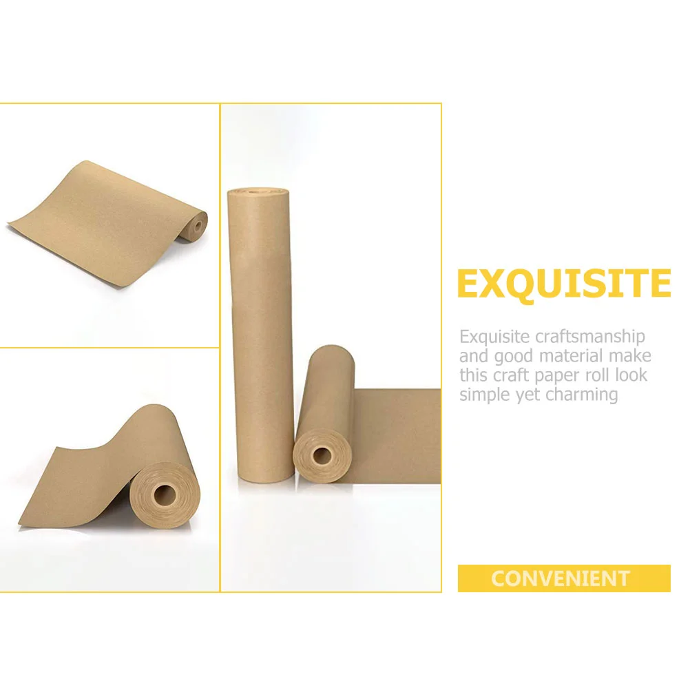 Рулон крафт-бумаги для упаковки подарков фотообои Настольная дорожка 30 метров |