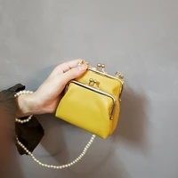 super mini pu leather purse brand pearl straps crossbody bag for women 2022 in trend fashion shoulder handbags luxury designer