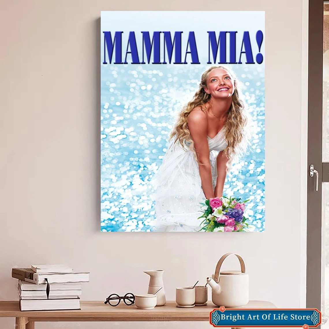 Мама Миа постер фильма звезда художественная обложка фото холст печать квартира