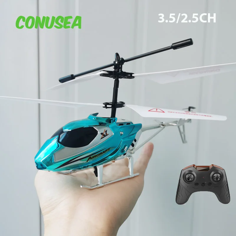 

Rc Helicopter Plane 2.5Ch /3.5Ch LED Remote Control Plane Kids Airplane Resistant Collision Aircraft Toy for Boy Children Gifts