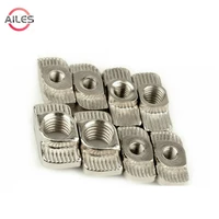eu m3 m4 m5 for 20 30 40 45 series t slot t nut sliding hammer head steel drop in nut connector aluminum extrusion profile