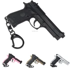 Брелок для ключей в форме мини-пистолета, съемное оружие, Тактический Брелок M92 в форме лампы, спортивные сумки, рюкзак, украшения для пистолета