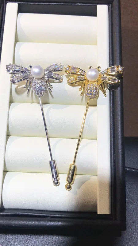 

Wholesale freshwater pearl brooch brooches bee brooch