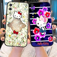 cute hello kitty kromi phone case for samsung galaxy s20 s20 fe s21 s21 fe s21 plus s22 s22 plus s20 s21 s22 ultra carcasa soft