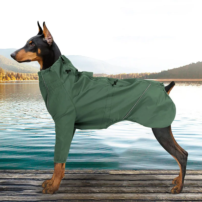 

Dog Clothes for Large Dogs Designer Rain Coat Waterproof for Dog Golden Retriever Dogs Clothing Winter Raincoat Water Overalls