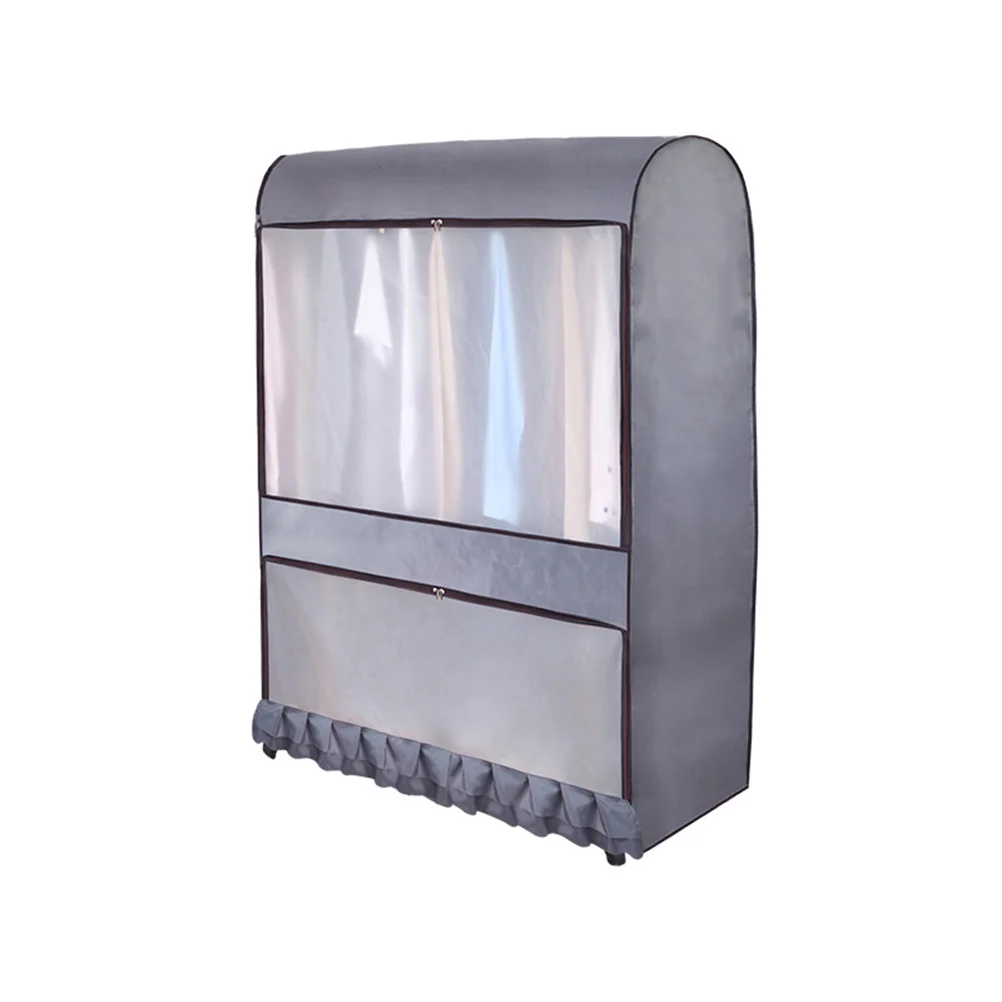 

Garment Cover Clothes Hanging Rack Dust Storage Suit Moisture Wardrobe Clear Heavy Holder Duty Cloth Racks Clothing