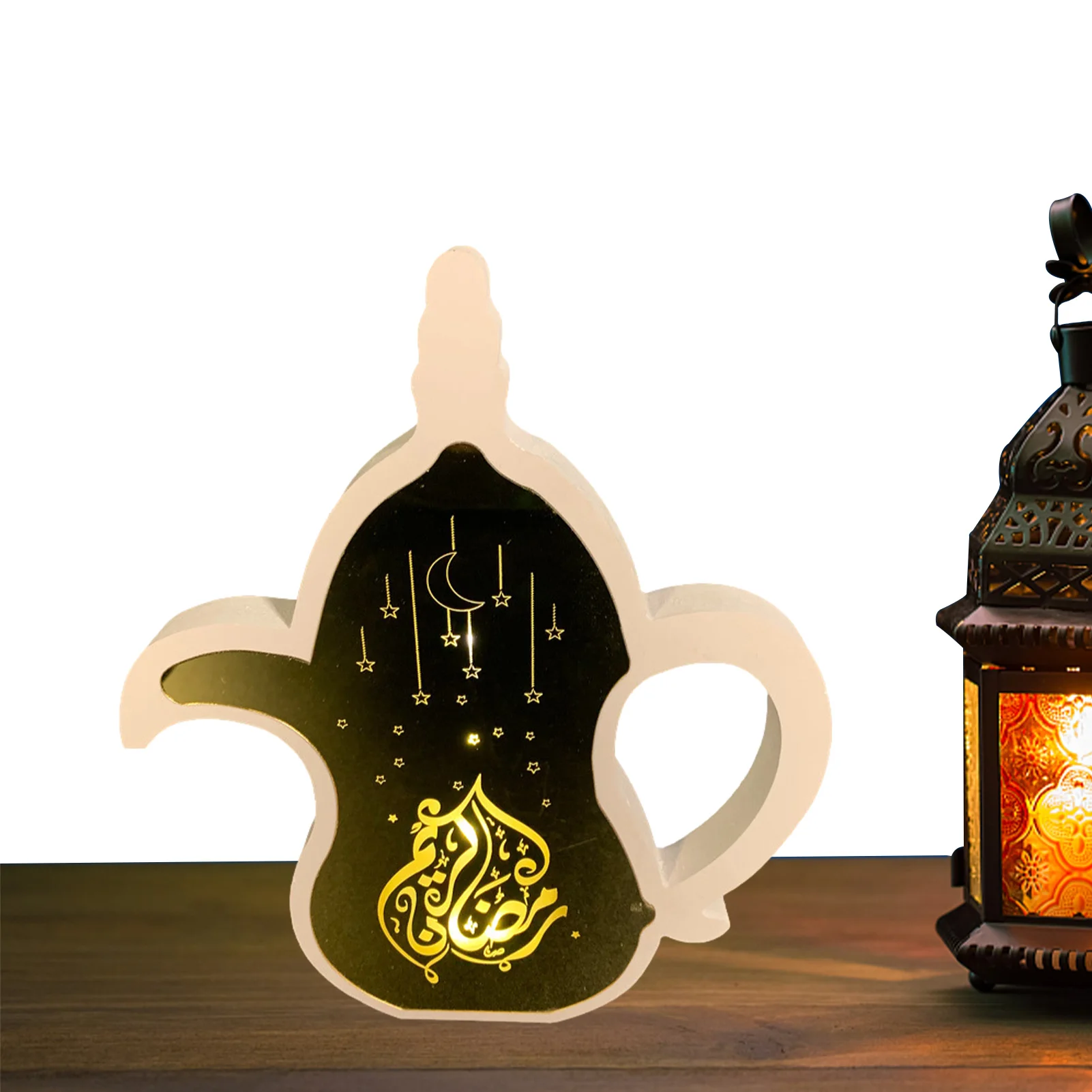 

Eid Mubarak Lamp Ramadan Mubarak Eid Decorations With LED LightsFestival Night Light For Muslim Islam Eid Mubarak Ramadan For