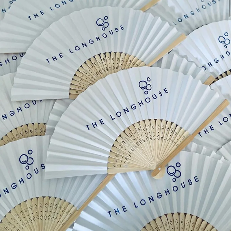

Portable Bamboo Fan, Personalized Customization, Foldable Fan, Wedding Gifts for Guest, Birthday Party Decoration, 100Pcs