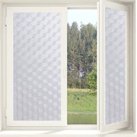 window privacy film uv blocking heat control frosted glass window film self adhesive opaque door decorative stickers for home