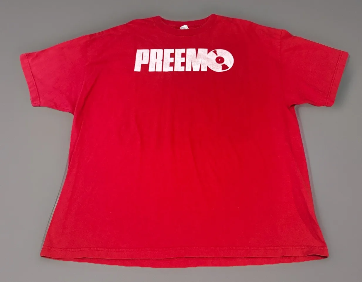 Фото Футболка Vtg DJ Premier PREEMO Gang Starr Rapper Rap Music Promo 2000s, красная, 3XL №1