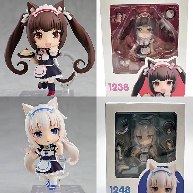 Nendoroid 1238 Nekopara Chocola 1248 Ванильная фигурка сменная Коллекционная модель лица игрушка