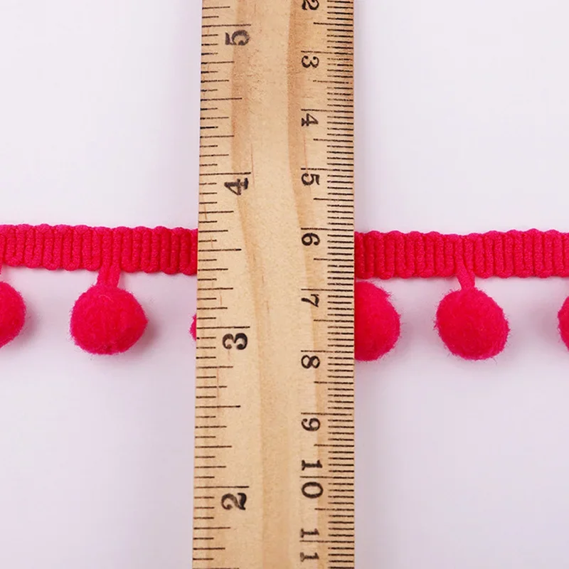 5 ярдов/партия Блестящая лента с помпоном