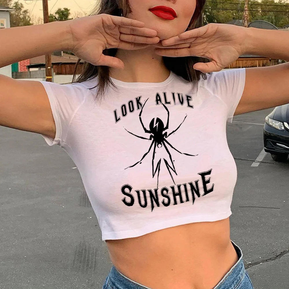 

Женский короткий топ в стиле кибер Y2k, винтажная Готическая футболка в стиле эмо, укороченная футболка в стиле ретро, y2k, 2000s, yk2, 2000