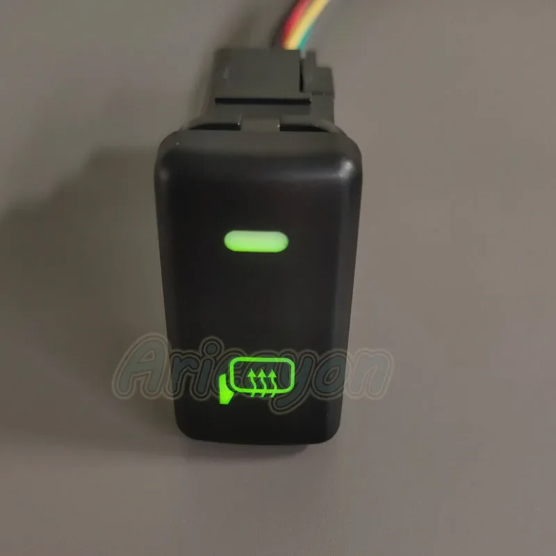 

Зеленый свет автомобильного зеркала заднего вида с подогревом и проводом для Toyota Tacoma FJ Cruiser Landcruiser Prado 120 Hilux LC76 REIZ