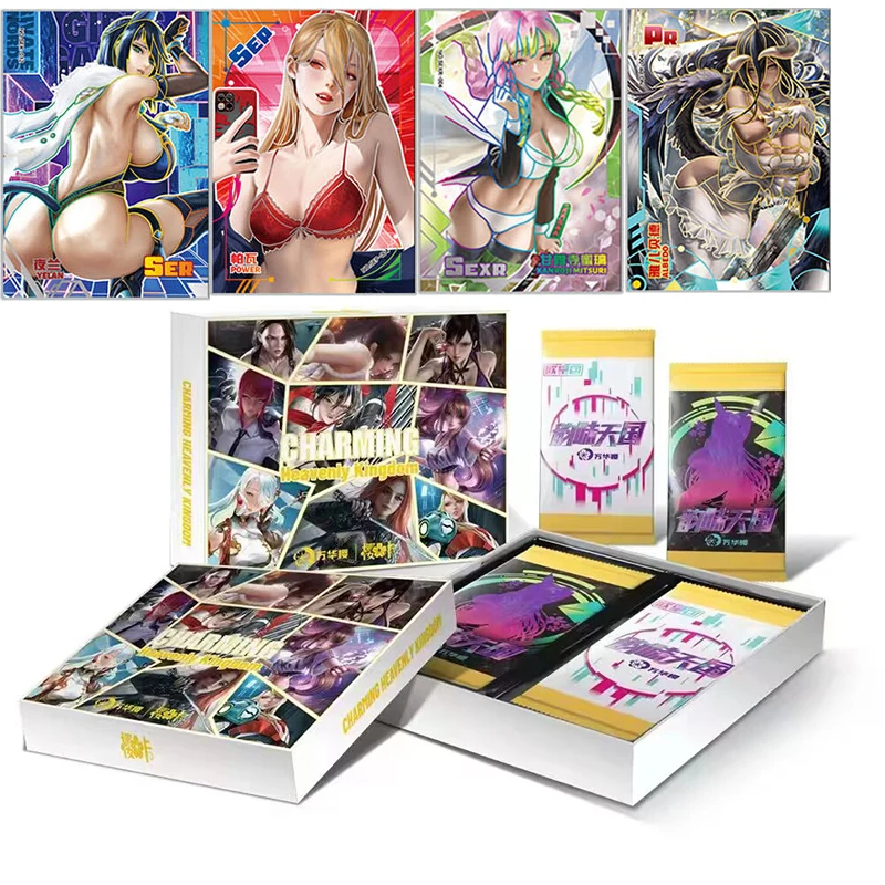 Goddess Story Collection Cards Charming Heavenly Kingdom Box Anime Playing Sexy Cards Table Toys For Family Birthday Gift